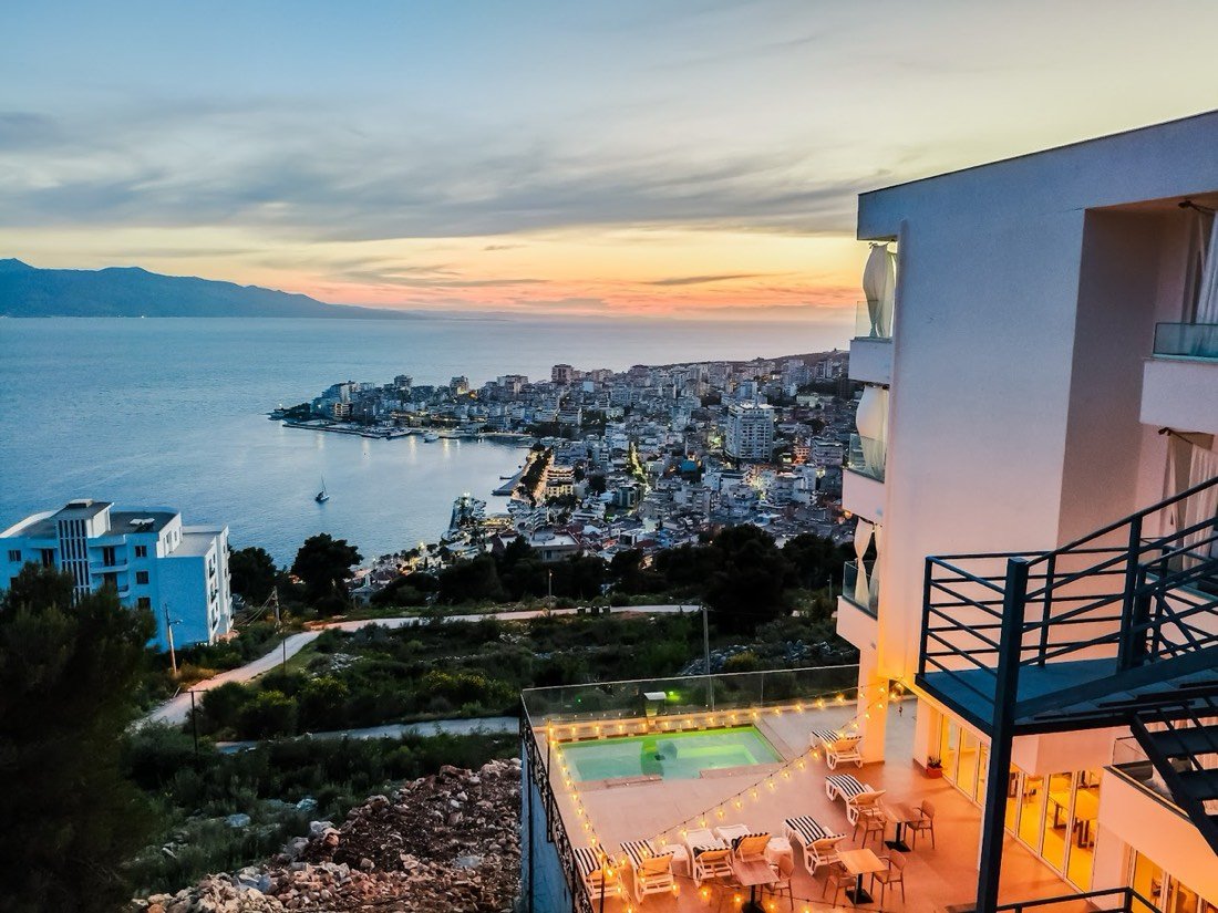 Sunset Shoreline Saranda Hotel 2