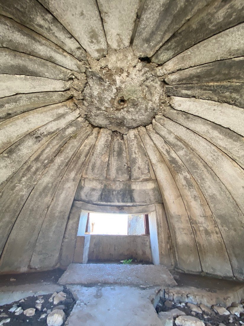 Hiking trail to the bunkers at Mt. Melesin 2